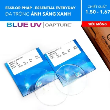 Đa Tròng Chống Ánh Sáng Xanh Blue Uv Essentials Active Essilor