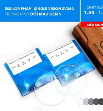 Tròng Kính Đa Tròng Đổi Màu Essilor Varilux Physio Extensee Transitions XTRActive 1.50/ 1.60/ 1.67