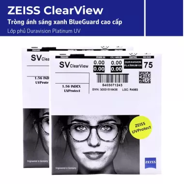 Tròng kính ZEISS Myokids DuraVision BlueProtect UV