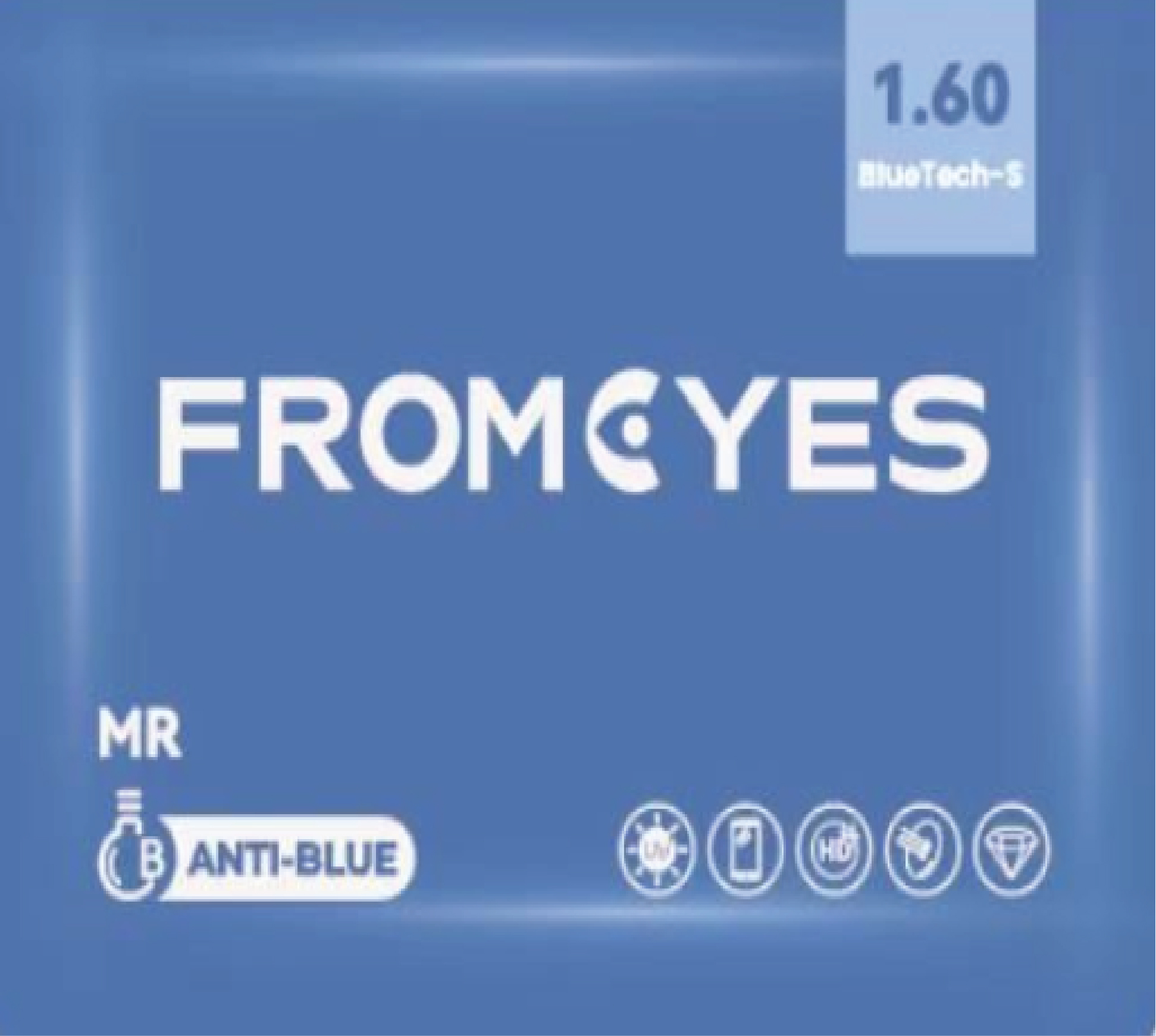 Tròng kính FromEyes 1.60 MR8 SHMC Blue Tech Pro