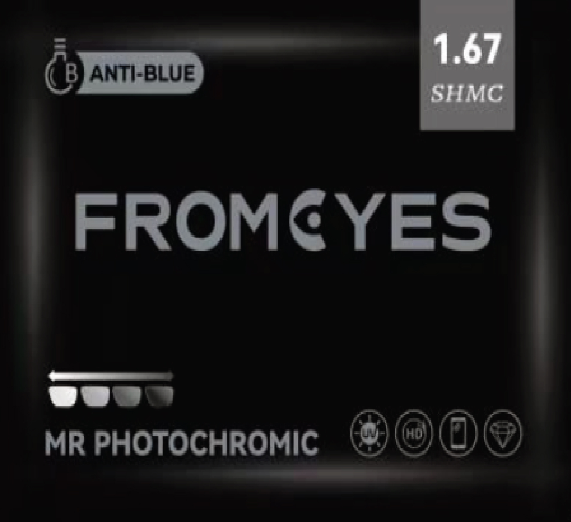 Tròng kính FromEyes 1.67 Photo Vblue