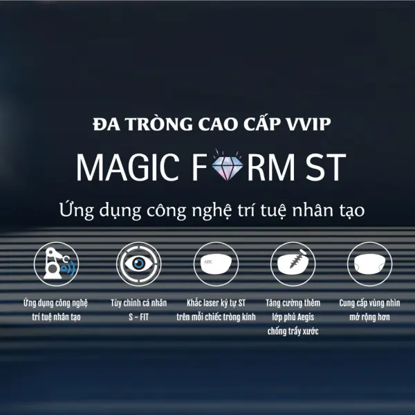 Tròng Kính ĐA TRÒNG CHEMI MAGIC FORM ST