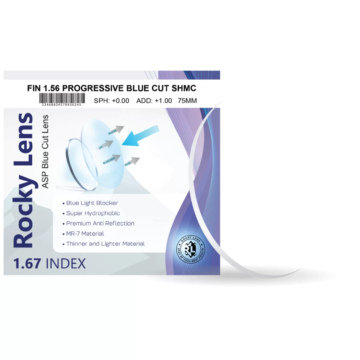 1.67 Chống Ánh Sáng Xanh BlueCut