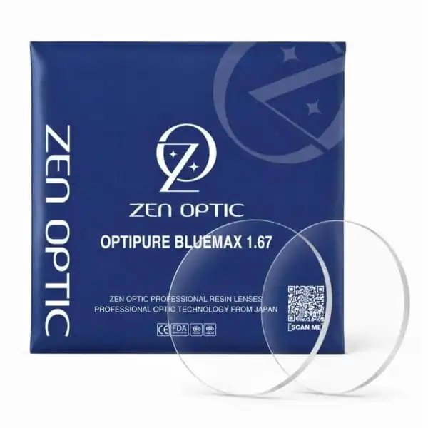 Tròng Kính Chống Ánh Sáng Xanh Zen Optic Bluemax 1.67 – Chính Hãng