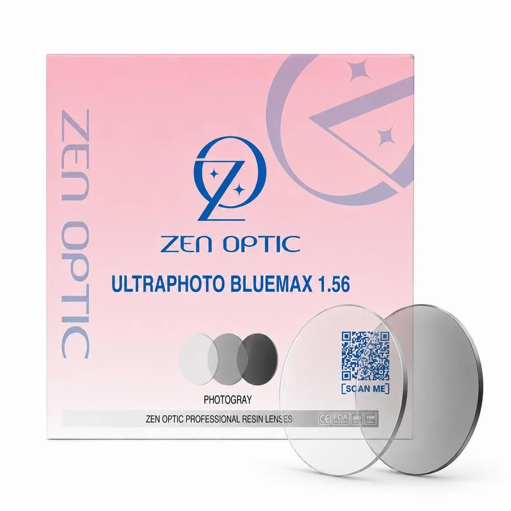 Tròng Kính Đổi Màu Zen Optic Ultraphoto Bluemax 1.56 – Chính Hãng